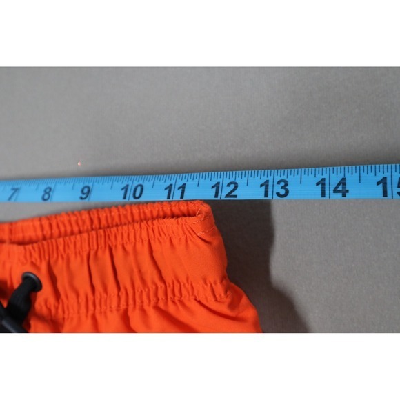 Calvin Klein Big Boys Ombre Logo Swim Trunks - Red Orange - Size Small - Picture 5 of 7